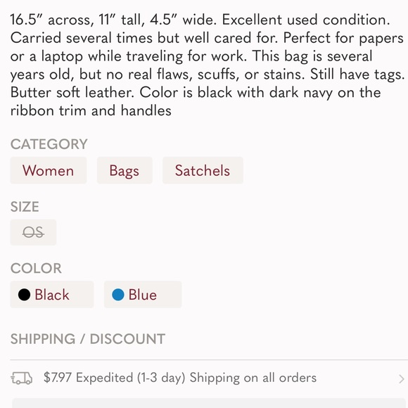 *SOLD* Lanvin Amalia large bag - Picture 7 of 7